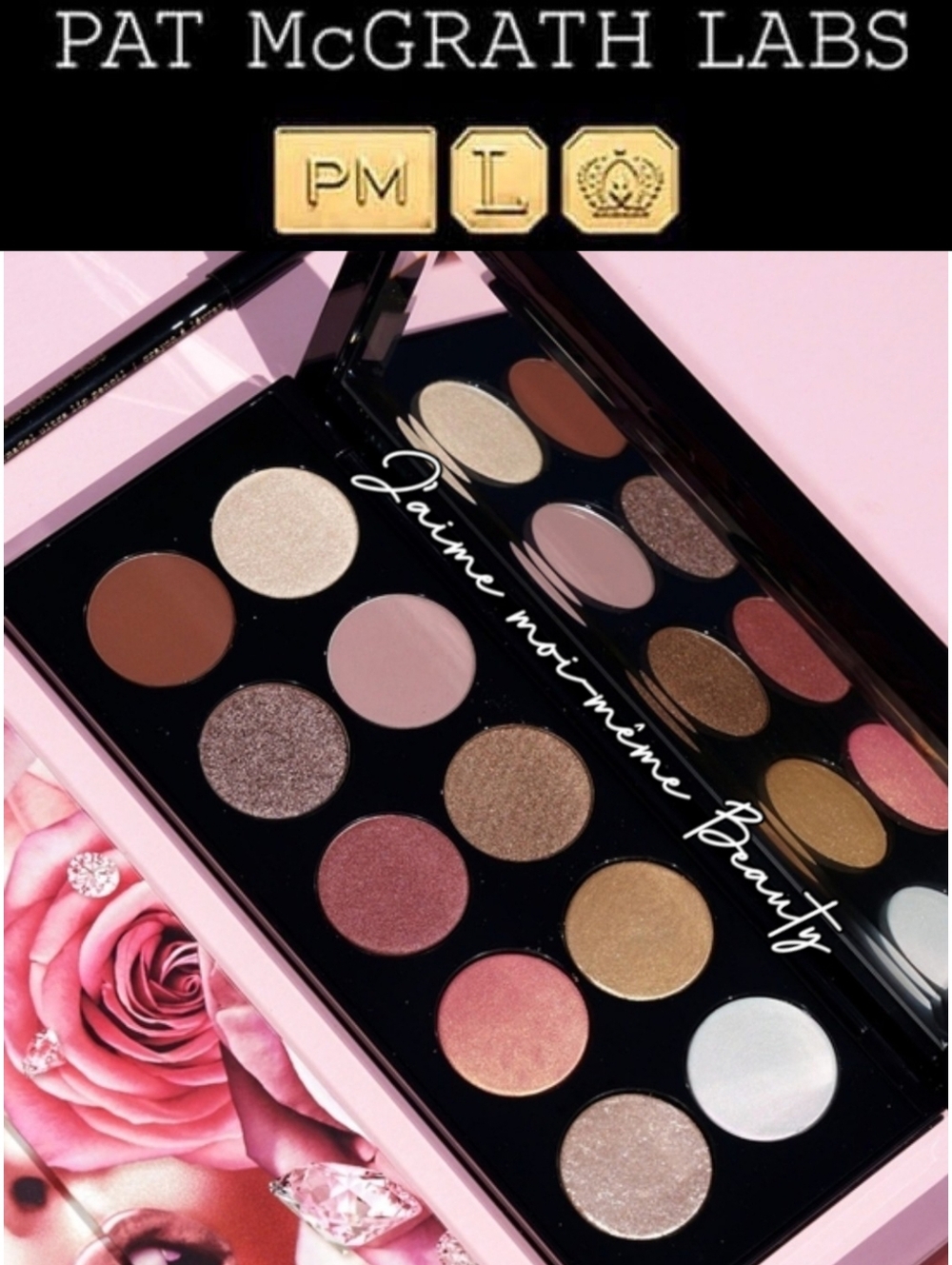 PAT Mcgrath Divine Rose Mothership VII Eyeshadow Palette NEW Shimmer Duochromes